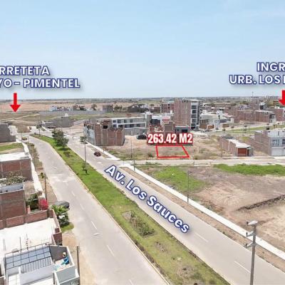 VENTA DE TERRENO DE 263.42 M2 EN URB. LOS NOGALES